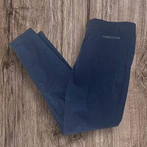Outerknown OK Active Wear‎ Leggings, Back Zipper in Navy Size M